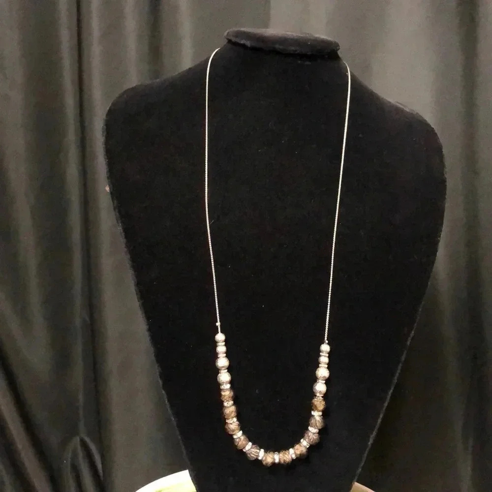 Silver‎ Adjustable Length Necklace
